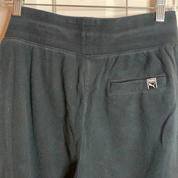 EUC womens PUMA black joggers size medium - Picture 5 of 9
